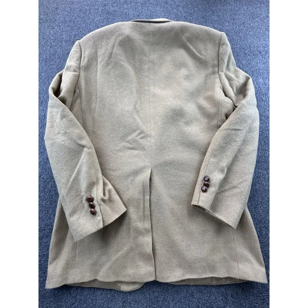 Stafford Blazer Men 39 Tan Fleece Lined Pockets Jacket Sports Coat‎ Business